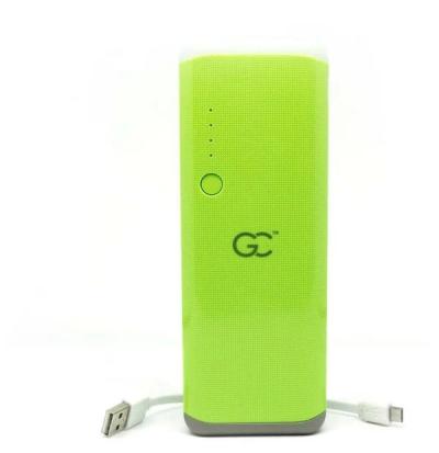 Мобильный аккумулятор GC  GP-10.0 GN (Green) 4 USB с LED фонариком