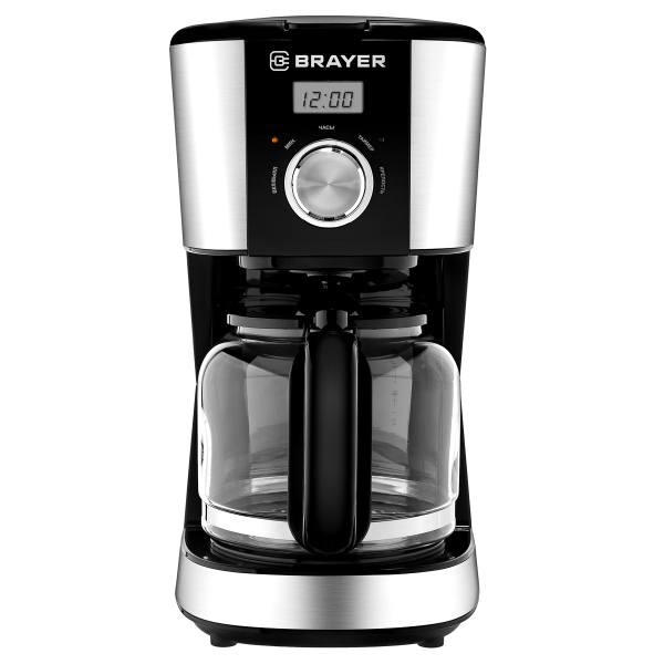 Кофеварка капельная BRAYER BR1122 черный (900w /1,5л)